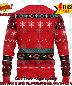 MLB Cincinnati Reds 12 Grinchs Xmas Day Ugly Christmas Sweater