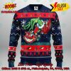 MLB Cleveland Guardians Grinch Santa Hat Ugly Christmas Sweater
