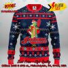 MLB Cleveland Guardians Grinch Hand Christmas Light Ugly Christmas Sweater