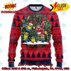 MLB Cleveland Guardians Pug Candy Cane Ugly Christmas Sweater