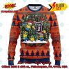 MLB Detroit Tigers Pug Candy Cane Ugly Christmas Sweater