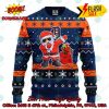 MLB Detroit Tigers Santa Hat Christmas Circle Ugly Christmas Sweater