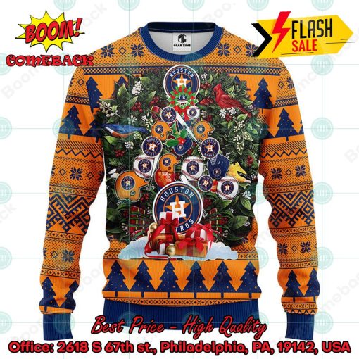 MLB Houston Astros Helmets Christmas Gift Ugly Christmas Sweater