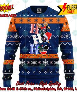MLB Houston Astros Mickey Mouse Ho Ho Ho Ugly Christmas Sweater