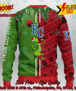 MLB Kansas City Royals Grinch And Max Ugly Christmas Sweater