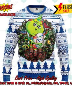 MLB Kansas City Royals Grinch Christmas Circle Ugly Christmas Sweater