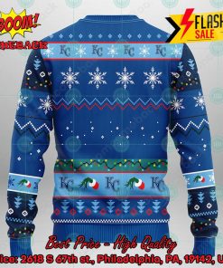 mlb kansas city royals grinch hand christmas light ugly christmas sweater 2 rPJZ3