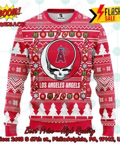 MLB Los Angeles Angels Grateful Dead Ugly Christmas Sweater