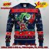 MLB Los Angeles Angels Grinch Santa Hat Ugly Christmas Sweater