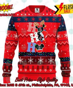 MLB Los Angeles Angels Mickey Mouse Ho Ho Ho Ugly Christmas Sweater