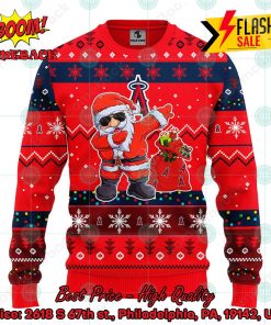 MLB Los Angeles Angels Santa Claus Dabbing Ugly Christmas Sweater