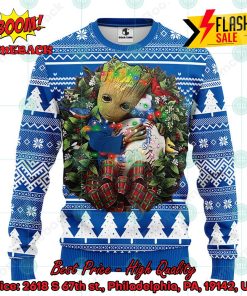 MLB Los Angeles Dodgers Groot Christmas Circle Ugly Christmas Sweater
