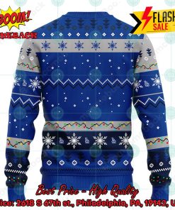 MLB Los Angeles Dodgers Santa Claus Dabbing Ugly Christmas Sweater