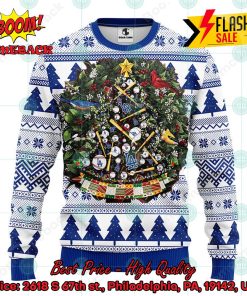 MLB Los Angeles Dodgers Xmas Tree Ugly Christmas Sweater