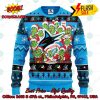 MLB Miami Marlins Grinch Hand Christmas Light Ugly Christmas Sweater