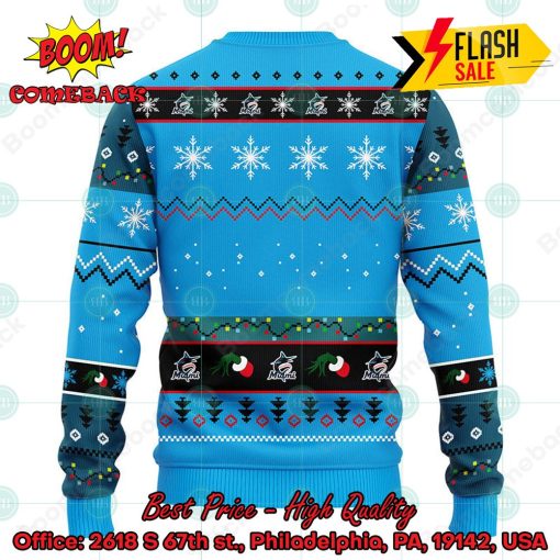 MLB Miami Marlins 12 Grinchs Xmas Day Ugly Christmas Sweater