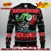 MLB Miami Marlins Grinch Santa Hat Ugly Christmas Sweater