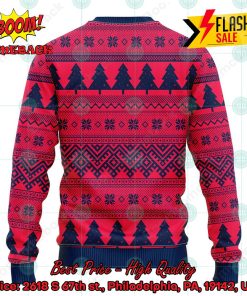 MLB Minnesota Twins Santa Hat Christmas Circle Ugly Christmas Sweater