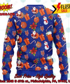 mlb new york mets santa claus christmas decorations ugly christmas sweater 2 ehzce