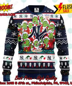 MLB New York Yankees 12 Grinchs Xmas Day Ugly Christmas Sweater