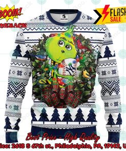 MLB New York Yankees Grinch Christmas Circle Ugly Christmas Sweater