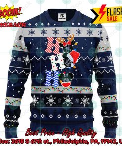 MLB New York Yankees Mickey Mouse Ho Ho Ho Ugly Christmas Sweater