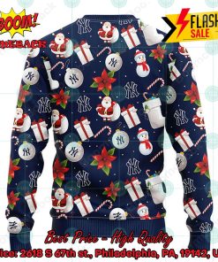 MLB New York Yankees Santa Claus Christmas Decorations Ugly Christmas Sweater
