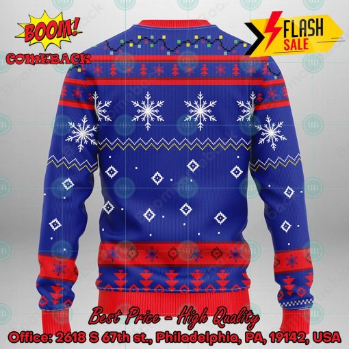 MLB Philadelphia Phillies Grinch Santa Hat Ugly Christmas Sweater