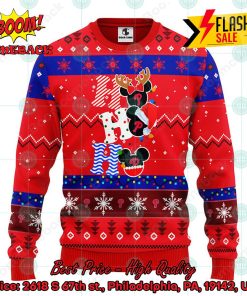 MLB Philadelphia Phillies Mickey Mouse Ho Ho Ho Ugly Christmas Sweater