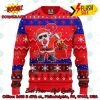MLB Philadelphia Phillies Santa Hat Christmas Circle Ugly Christmas Sweater