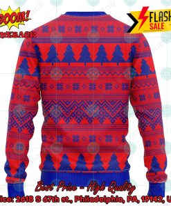 MLB Philadelphia Phillies Santa Hat Christmas Circle Ugly Christmas Sweater
