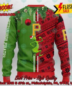 MLB Pittsburgh Pirates Grinch And Max Ugly Christmas Sweater
