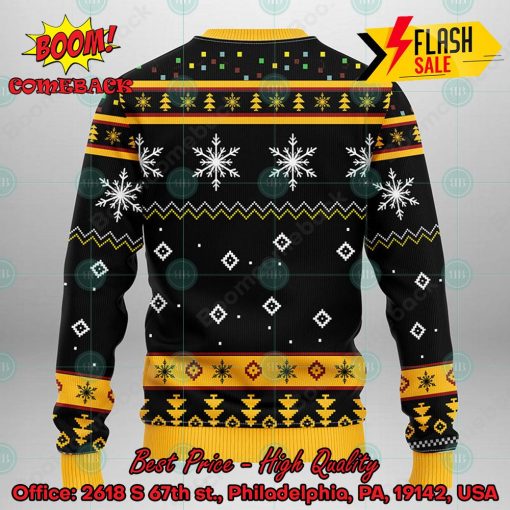 MLB Pittsburgh Pirates Grinch Santa Hat Black Ugly Christmas Sweater