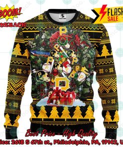 MLB Pittsburgh Pirates Helmets Christmas Gift Ugly Christmas Sweater