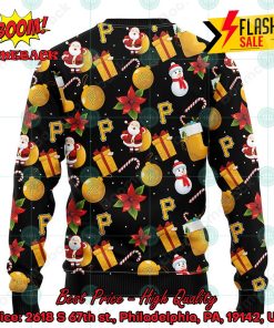 mlb pittsburgh pirates santa claus christmas decorations ugly christmas sweater 2 4HSZC