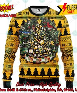 MLB Pittsburgh Pirates Xmas Tree Ugly Christmas Sweater