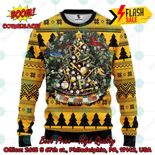 MLB Pittsburgh Pirates Xmas Tree Ugly Christmas Sweater