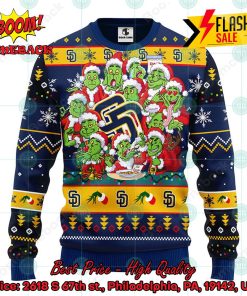 MLB San Diego Padres 12 Grinchs Xmas Day Ugly Christmas Sweater