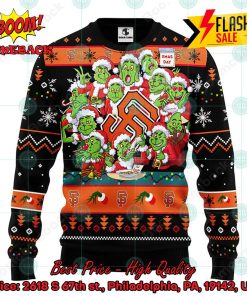 MLB San Francisco Giants 12 Grinchs Xmas Day Ugly Christmas Sweater