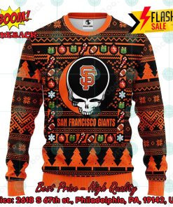 MLB San Francisco Giants Grateful Dead Ugly Christmas Sweater