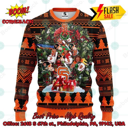 MLB San Francisco Giants Helmets Christmas Gift Ugly Christmas Sweater