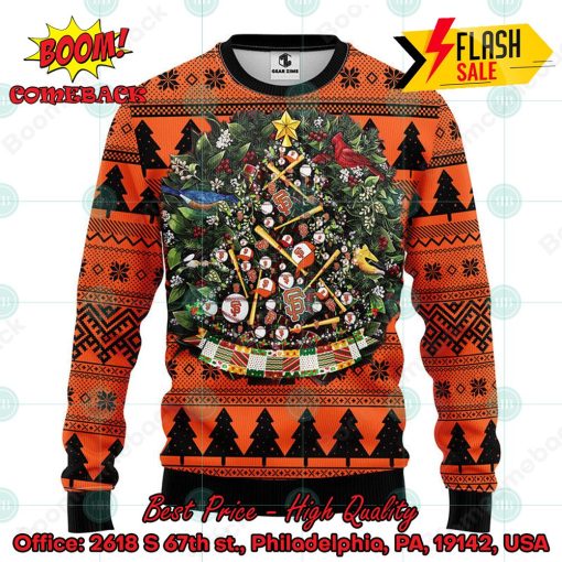 MLB San Francisco Giants Xmas Tree Ugly Christmas Sweater