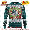 MLB San Diego Padres Grinch Santa Hat Ugly Christmas Sweater