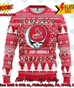 MLB St. Louis Cardinals Grateful Dead Ugly Christmas Sweater