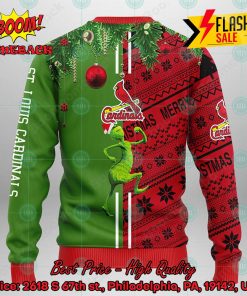 mlb st louis cardinals grinch and max ugly christmas sweater 2 jE63h