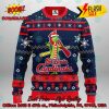MLB St. Louis Cardinals Grinch Hand Christmas Light Ugly Christmas Sweater