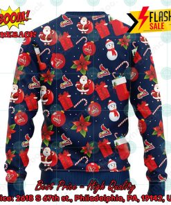 MLB St. Louis Cardinals Santa Claus Christmas Decorations Ugly Christmas Sweater