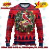 MLB St. Louis Cardinals Skull Flower Ugly Christmas Sweater
