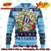 MLB Tampa Bay Rays Grinch Hand Christmas Light Ugly Christmas Sweater