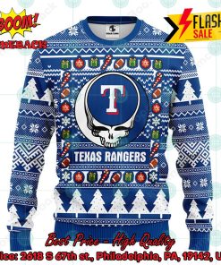 MLB Texas Rangers Grateful Dead Ugly Christmas Sweater
